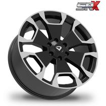 Roda SRX Aro 22 Tala 8,5 Volcano 6X139,7 Cor:Preto Diaman.