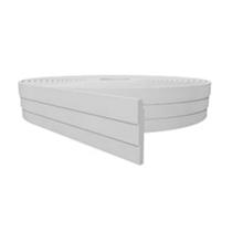 Roda Teto Moldura Eva Borracha Flexível 7x1cm - 20 Metros