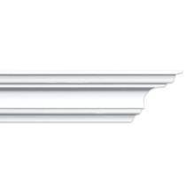 Roda Teto Perfil de Poliestireno K60 6 m - Branco