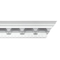 Roda Teto Perfil de Poliestireno Tina HomEstar 6 m - Branco