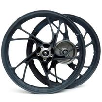 Roda Titan 150 160 Fan 150 14/18 a disco Preta Pé Galinha