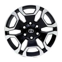 Roda Toyota Hilux Srx Aro 17 6 Por 139.7 - Diamantada Preta