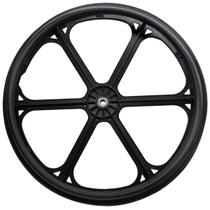 Roda Traseira Aro 24 Pneu Injetado Com Rolamentos 6002zz Para Cadeira De Rodas