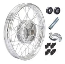 Roda Traseira Biz 100 110 Biz 125 4mm com Rolamento/Lona/Bucha