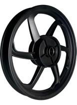 Roda Traseira Biz 100 Biz 125 Todas 6 Palitos Preto