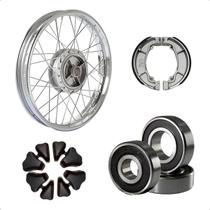 Roda Traseira Completa, Patim, Bucha e Rolamento Titan 150 2004 2008 Roda Traseira Completa, Patim, Bucha e Rolamento Titan 150 2004 2008