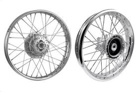 Roda Traseira e Dianteira Bros 125/150 Tambor Completa