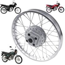 Roda Traseira Fan 125 05/08 Cg Titan 125 00/04 Raio Cromado