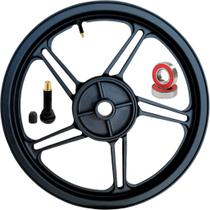 Roda Traseira Leve Cg Titan Fan 150 Esd Mod 5 Pontas Preta Fabreck Roda Traseira Leve Cg Titan Fan 150 Esd Mod 5 Pontas Preta Fabreck