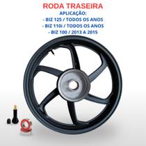 Roda Traseira Liga Leve 6 Palitos Biz 110i Freio A Tambor Roda Traseira Liga Leve 6 Palitos Biz 110i Freio A Tambor