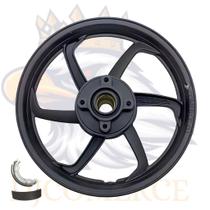 Roda Traseira Liga Leve Pop 100 110 110i Rodão 2015 Preto Fabreck Premium