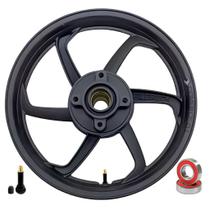 Roda Traseira Liga Leve Pop 100 110 110i Rodão 2015 Preto Fabreck Premium Roda Traseira Liga Leve Pop 100 110 110i Rodão 2015 Preto Fabreck Premium