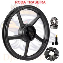 Roda Traseira Liga Leve Ybr Factor Fazer 125 150 2020 Yamaha Nacional Premium Fabreck