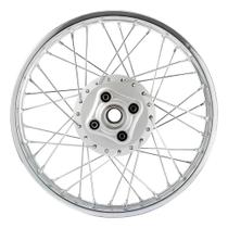 Roda Traseira Montada Alinhada Titan 125 00/04 - Fan 125 05/08 Raio Cromado 4mm