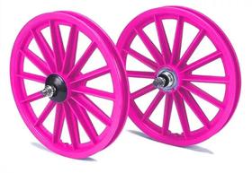 Roda Traseira Nylon Plástico Aro 16 Rosa Bicicleta Infantil Bike - Wester