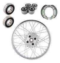 Roda Traseira Titan 125 00/04 - Fan 05/08 + Rolamento/Bucha/Lona