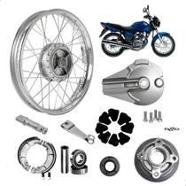 Roda Traseira Titan Fan 150 Start Espelho Flange Patim