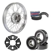 Roda Traseira Ybr 125/Factor 125 com Patim/Bucha/Rolamento