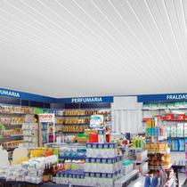Rodaforro Perfil U para Acabamento Lateral 6 Unidade - Branco