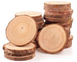 Rodajas de Madera Coadura Natural sin Acabado 30 Piezas de 8-10 cm de Diámetro Rodajas de Madera Coadura Natural sin Acabado 30 Piezas de 8-10 cm de Diámetro