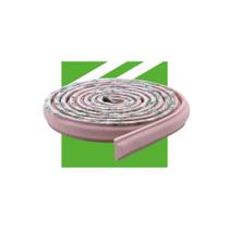 Rodameio de EVA flexível rosa autocolante 2,3cm x 1cm RM106 15m Meu Rodapé Oficial