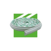Rodameio de EVA Flexível Verde Autocolante 2,3cm x 1cm RM106 2,5m Meu Rodapé Oficial