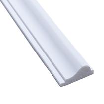 Rodameio de Poliestireno 3,7cm X 15mm Liso 2,4 Metro Linear - caixa com 2,4 Unidade - Branco