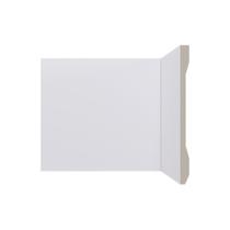 Rodape 15cm Liso Branco Poliestireno Lev151 Santa Luzia