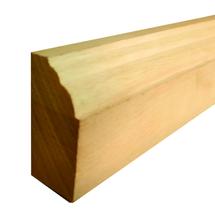 Rodapé 7 Cm Em Madeira Maciça Modelo Duo Italy NeonX (Metro Linear)