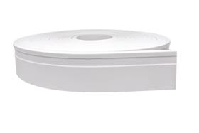 Rodapé Autocolante Flexível Eva Frisado Reto 7x1,2cm Rolo 10m Branco Rodapé Autocolante Flexível Eva Frisado Reto 7x1,2cm Rolo 10m Branco