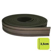 Rodapé Autocolante Flexível Preto 3,5cm 5 Mts - 3c2 Marrom