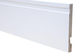 Rodapé branco 15cm MDF - 3 Barras C/ 2,4mts