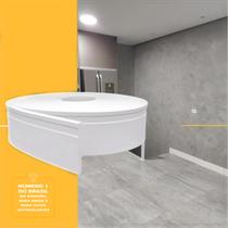 Rodapé Branco Flex Autocolante Eva 10cm X 60 Metros