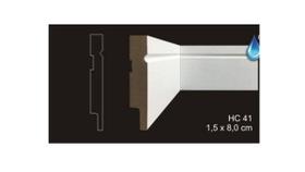 Rodapé cavimad com passa fio 15 x 80 - hc41 12 barras Rodapé cavimad com passa fio 15 x 80 - hc41 12 barras