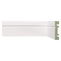 Rodapé de MDF 7CMX15MMX2,40m Frisado Resistente a Umidade 703 Branco Moldufama Rodapé de MDF 7CMX15MMX2,40m Frisado Resistente a Umidade 703 Branco Moldufama