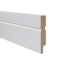 Rodapé de MDF Durafloor Essencial E-03 Branca Polar 100mm x 18mm x 2100mm Rodapé de MDF Durafloor Essencial E-03 Branca Polar 100mm x 18mm x 2100mm