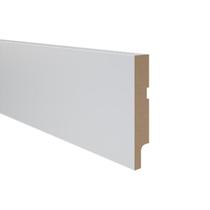 Rodapé de MDF Durafloor Essencial E-05 Branca Polar 100mm x 18mm x 2100mm