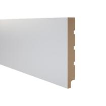 Rodapé de MDF Durafloor Essencial E-05 Branca Polar 200mm x 18mm x 2100mm Rodapé de MDF Durafloor Essencial E-05 Branca Polar 200mm x 18mm x 2100mm
