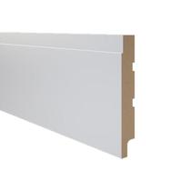 Rodapé de MDF Durafloor Essencial E-06 Branca Polar 150mm x 18mm x 2100mm Rodapé de MDF Durafloor Essencial E-06 Branca Polar 150mm x 18mm x 2100mm