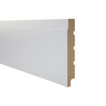 Rodapé de MDF Durafloor Essencial E-06 Branca Polar 200mm x 18mm x 2100mm Rodapé de MDF Durafloor Essencial E-06 Branca Polar 200mm x 18mm x 2100mm