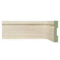 Rodapé de MDF Frisado de 10CMX2,40m Rende 2,4 Metros 1002 Marrom/Decapê Provence
