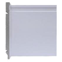 Rodapé de Poliestireno 20CMX15MM Frisado 2,4METRO Linear Branco Graddus 2,4 m - Branco
