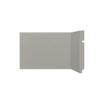 Rodapé de poliestireno 496 cinza glacial com 15cm Santa Luzia