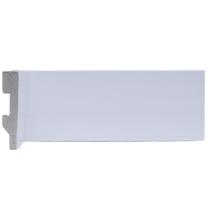 Rodapé de Poliestireno 7CMX15MM Liso 2,25METRO Linear Branco Graddus 2,25 m - Branco