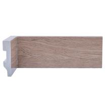 Rodapé de Poliestireno 7CMX15MM Liso Wood 2,4METRO Linear Marrom/Madeira de Noz Graddus 2,4 m - Madeira de Noz