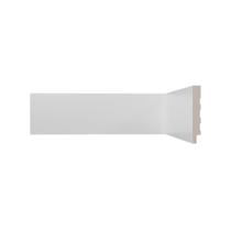 Rodape de Poliestireno 7x1,0x240cm Branco Liso 7cm Rodape de Poliestireno 7x1,0x240cm Branco Liso 7cm