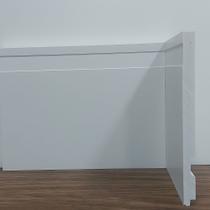 Rodapé de Poliestireno Branco Frisado 15cm de altura Formix 3D - 1 Metro