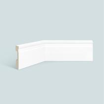 Rodapé de Poliestireno Espaço Branco 100mm x 15mm x 2200mm Rodapé de Poliestireno Espaço Branco 100mm x 15mm x 2200mm
