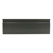 Rodapé de Poliestireno Frisado 10cm x 2,40m Rende 2,40 Metros Casa Grassi Gray