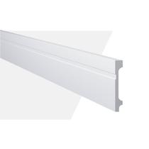 Rodapé de Poliestireno Frisado 11cmX2,44m Rende 2,44mmf11 Gart Rodapé de Poliestireno Frisado 11cmX2,44m Rende 2,44mmf11 Gart